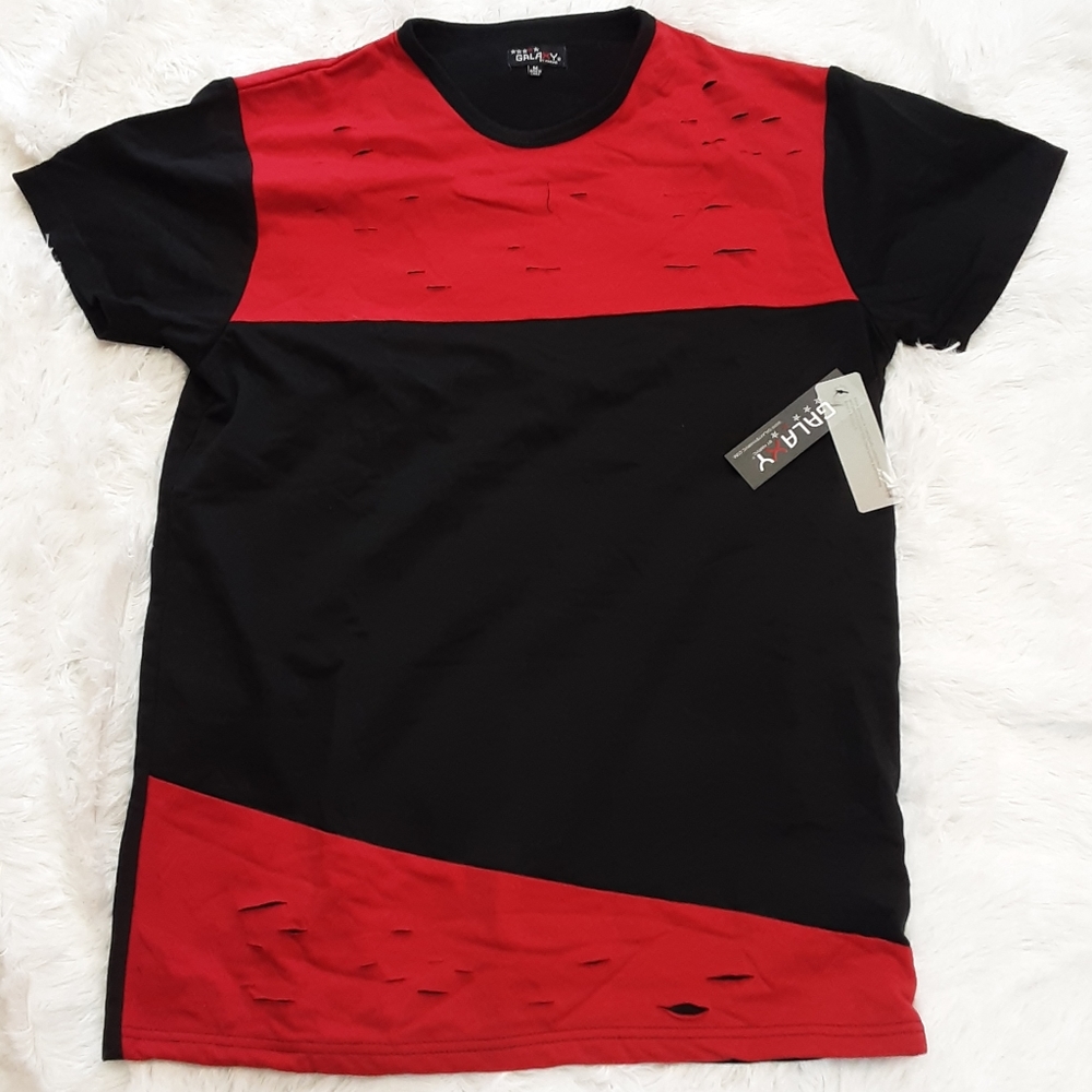 Galaxy Red and black Men's shirt